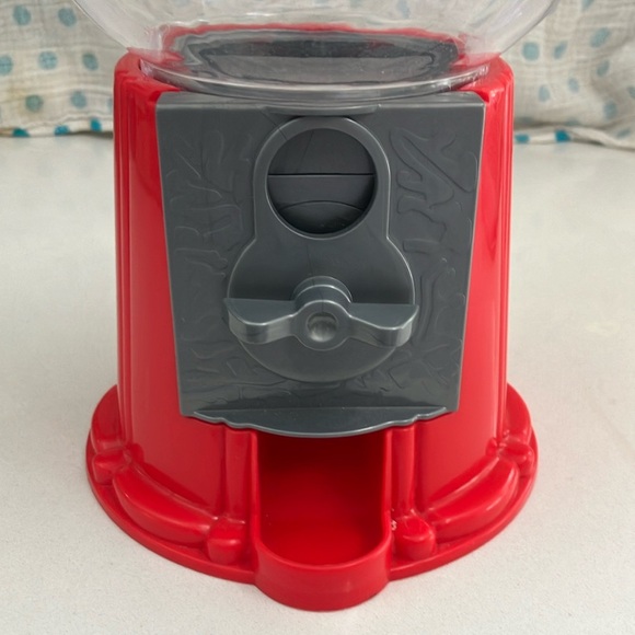 Dubble Bubble Red Gumball Dispenser Machine Toy plastic vintage style - Picture 3 of 12